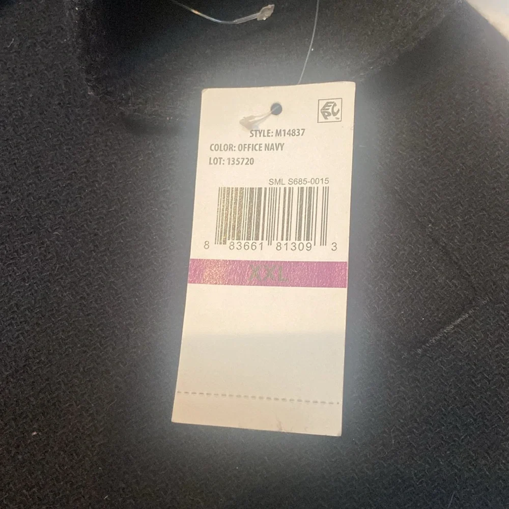 MICHAEL KORS NWT Size XXL Double Zip Snap Front Field Coat Navy